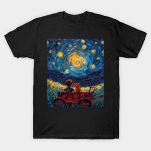 Where Reality Meets Imagination Calvin and Hobbes T-Shirt